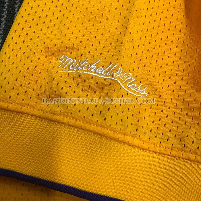 Maillot Manche Courte Los Angeles Lakers Kobe Bryant NO 8 Jaune
